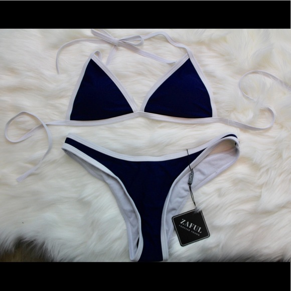Zaful Other - Zaful Triangle Bikini Set